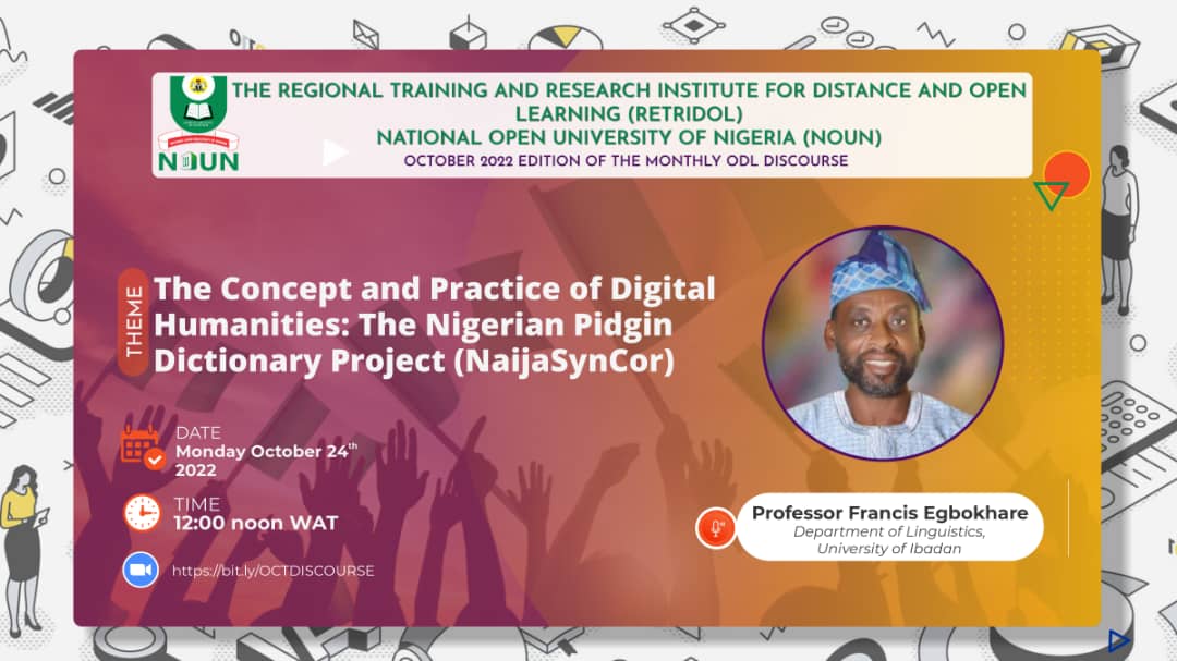 The Concept and Practice of Digital Humanities: The Nigerian Pidgin Dictionary Project (NaijaSynCor)