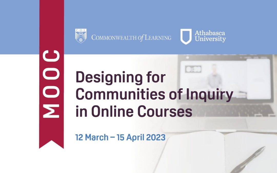 Designing community of inquiry in online courses