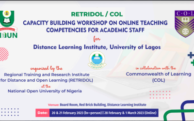 Capacity Building Workshop on Online Teaching Competencies for Academic Staff of the Distance Learning Institute, University of  Lagos